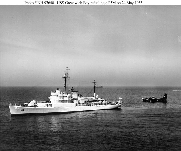Photo #: NH 97640  USS Greenwich Bay (AVP-41)