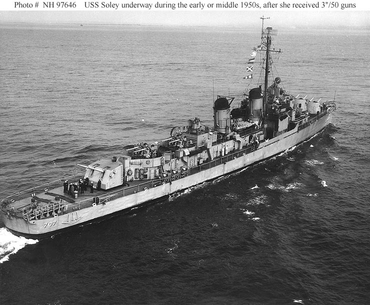 Photo #: NH 97646  USS Soley (DD-707)