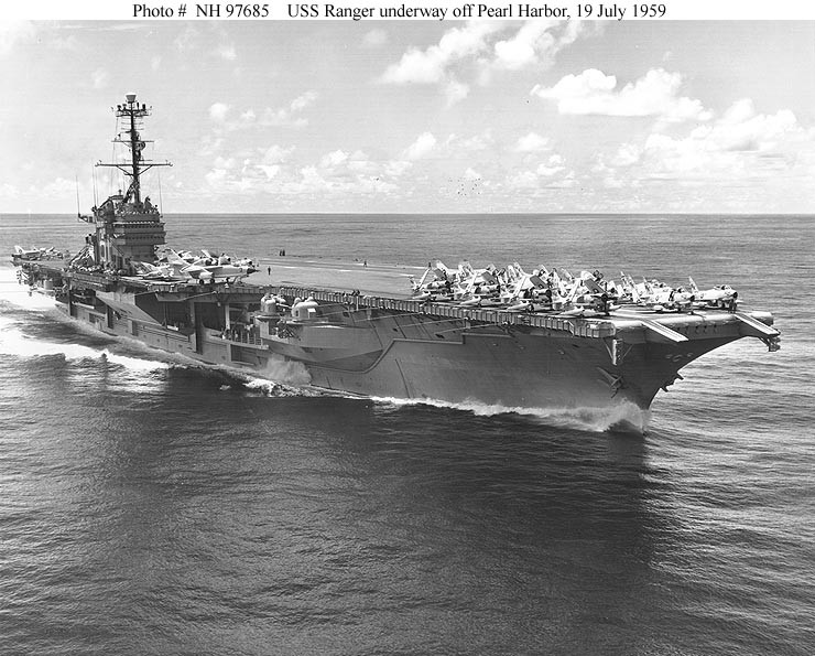 Photo #: NH 97685  USS Ranger (CVA-61)