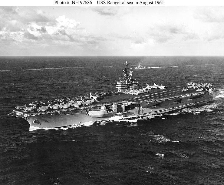 Photo #: NH 97686  USS Ranger (CVA-61)