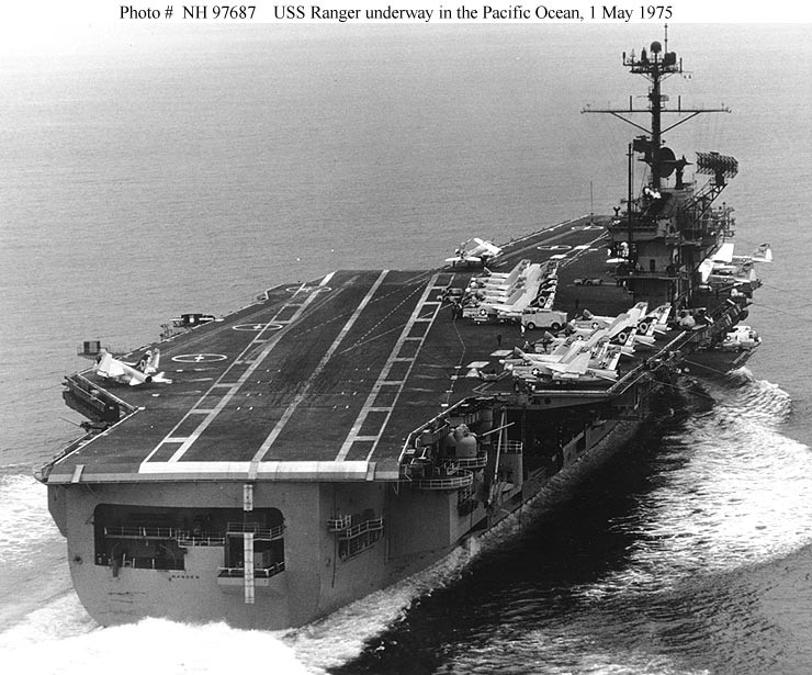 Photo #: NH 97687  USS Ranger (CVA-61)
