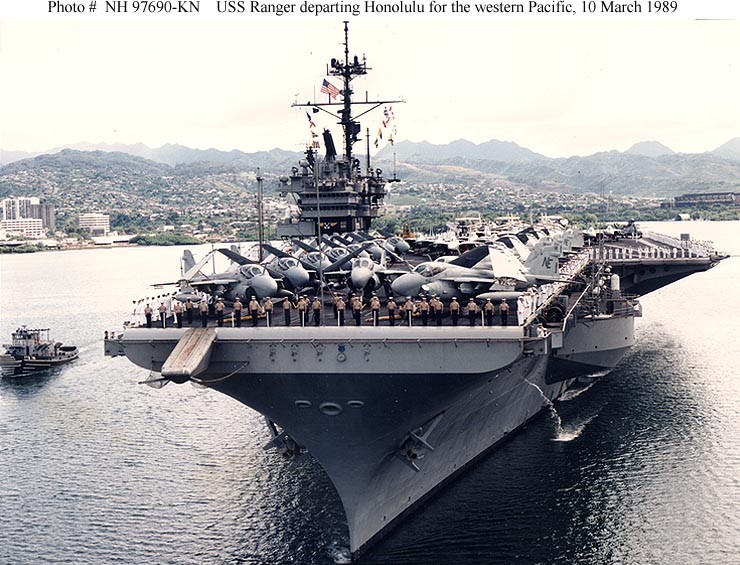Photo #: NH 97690-KN USS Ranger (CV-61)