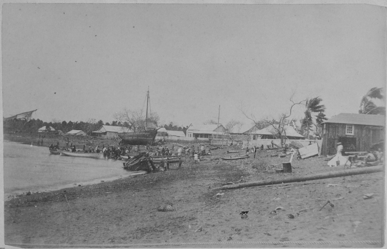 Photo #: NH 97924  Samoan Hurricane of 15-16 March 1889