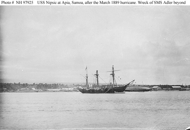 Photo #: NH 97925  Samoan Hurricane of 15-16 March 1889