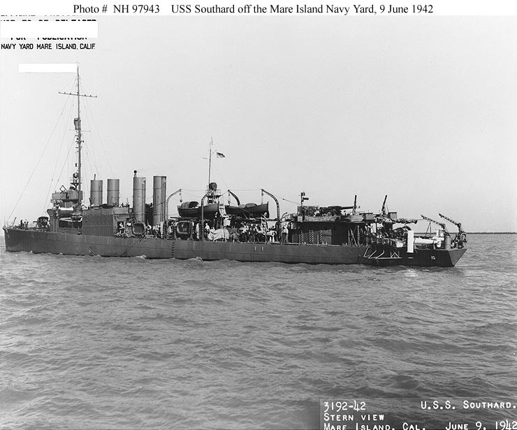 Photo #: NH 97943  USS Southard (DMS-10)