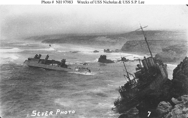 Photo #: NH 97983  Honda Point Disaster, September 1923