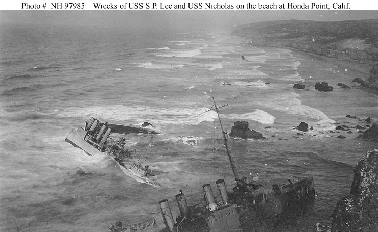 Photo #: NH 97985  Honda Point Disaster, September 1923