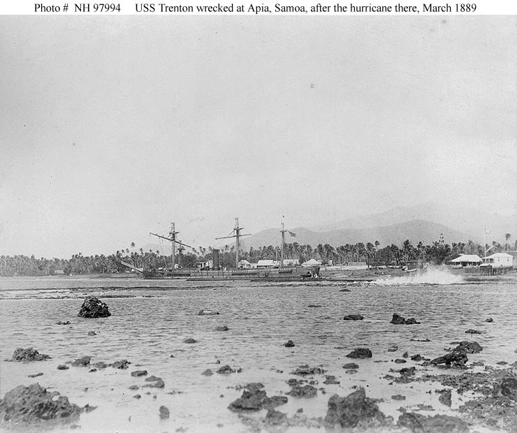 Photo #: NH 97994  Samoan Hurricane of 15-16 March 1889