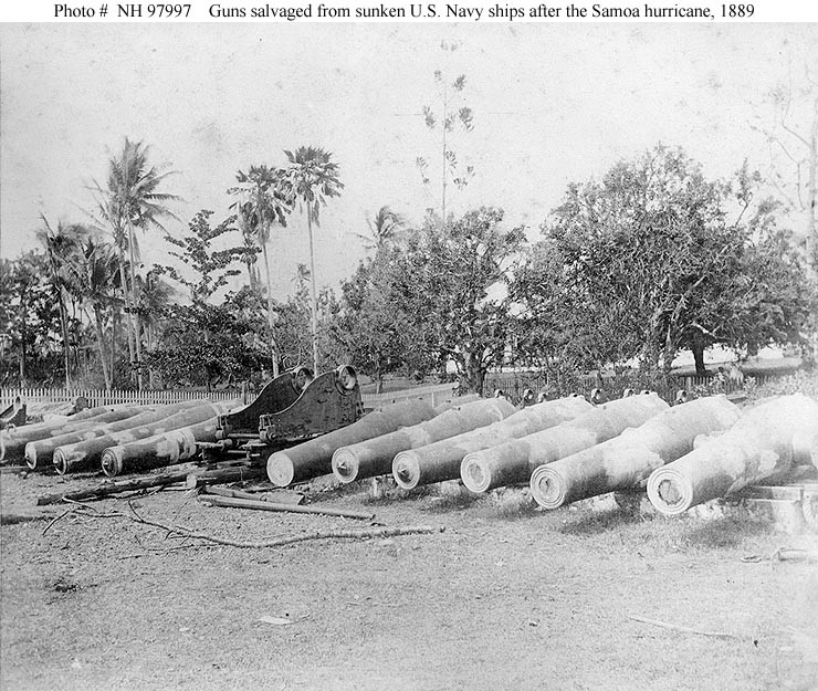 Photo #: NH 97997  Samoan Hurricane of 15-16 March 1889