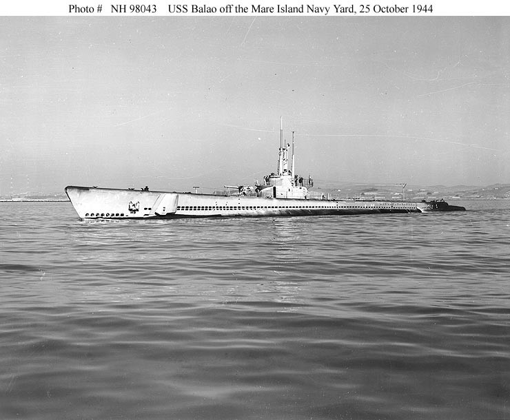Photo #: NH 98043  USS Balao (SS-285)