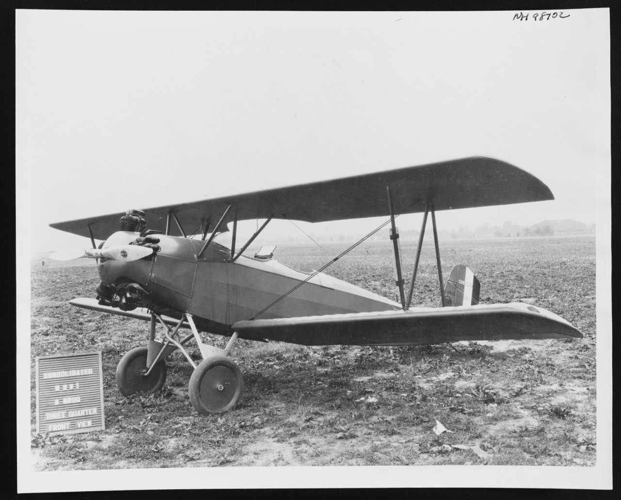 Photo #: NH 98102  Consolidated N2Y-1 training airplane