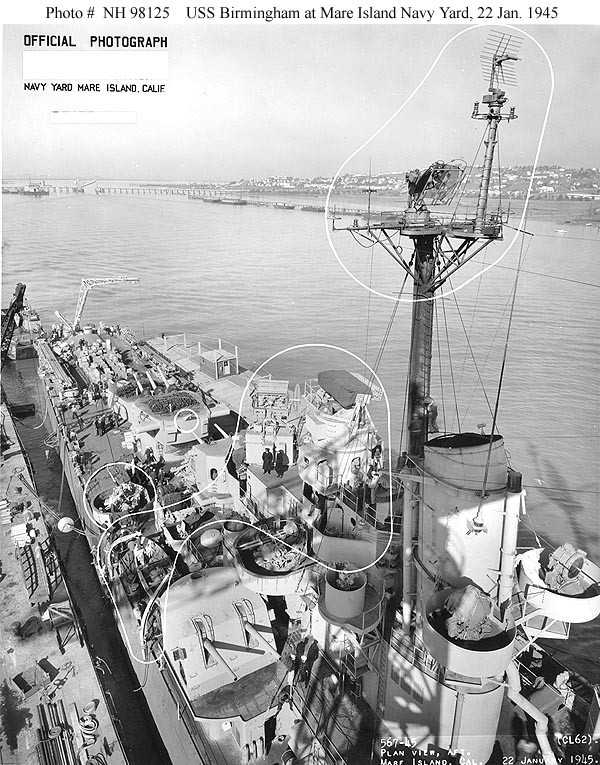 Photo #: NH 98125  USS Birmingham (CL-62)