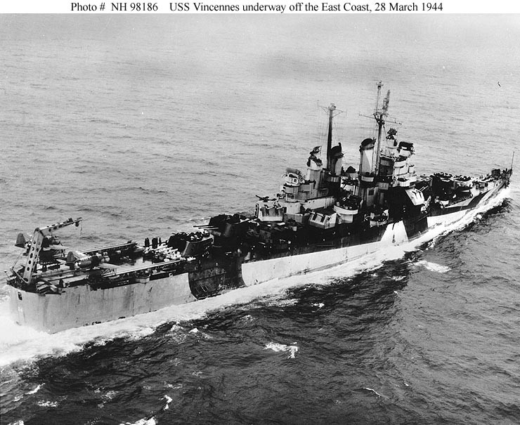 Photo #: NH 98186  USS Vincennes (CL-64)