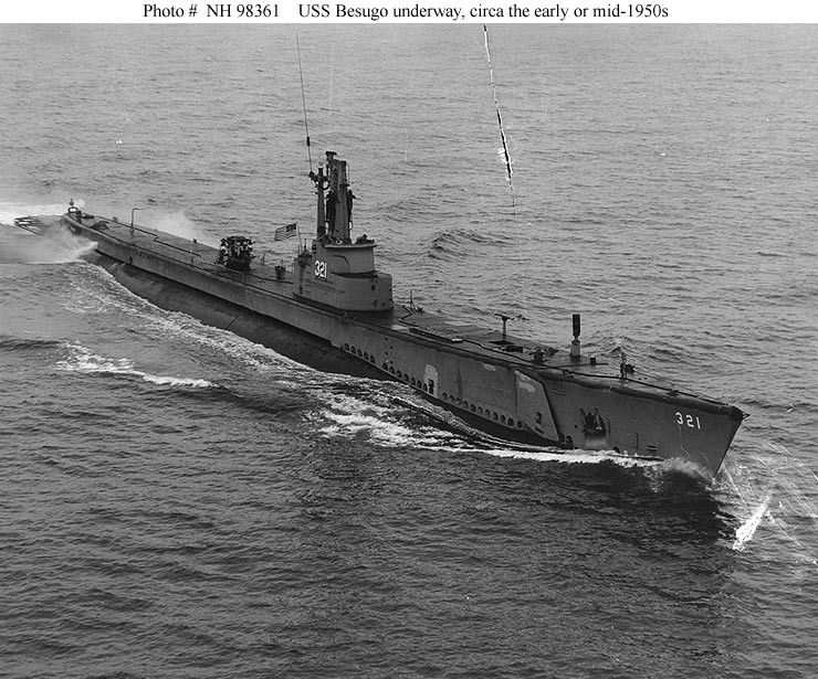 Photo #: NH 98361  USS Besugo (SS-321)