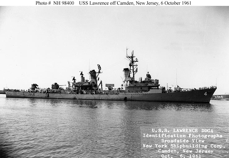 Photo #: NH 98400  USS Lawrence (DDG-4)