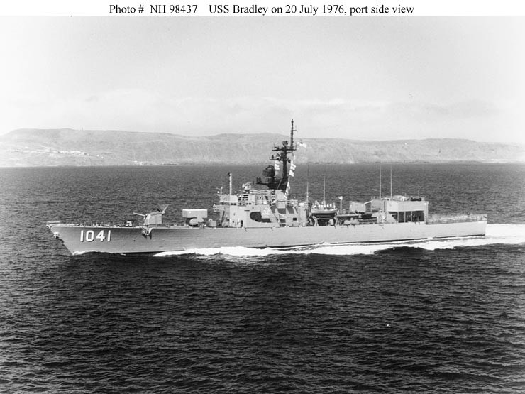 Photo #: NH 98437  USS Bradley (FF-1041)