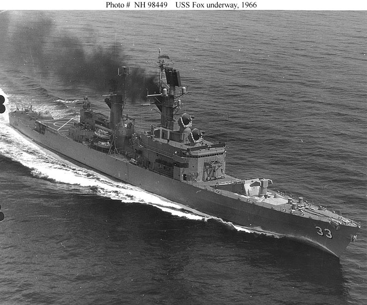 Photo #: NH 98449  USS Fox (DLG-33)