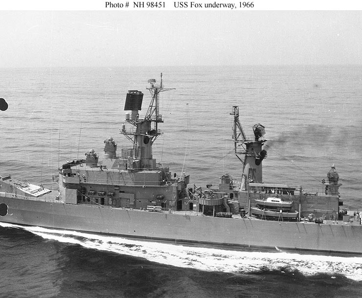 Photo #: NH 98451  USS Fox (DLG-33)