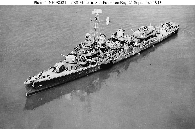 Photo #: NH 98521  USS Miller (DD-535)