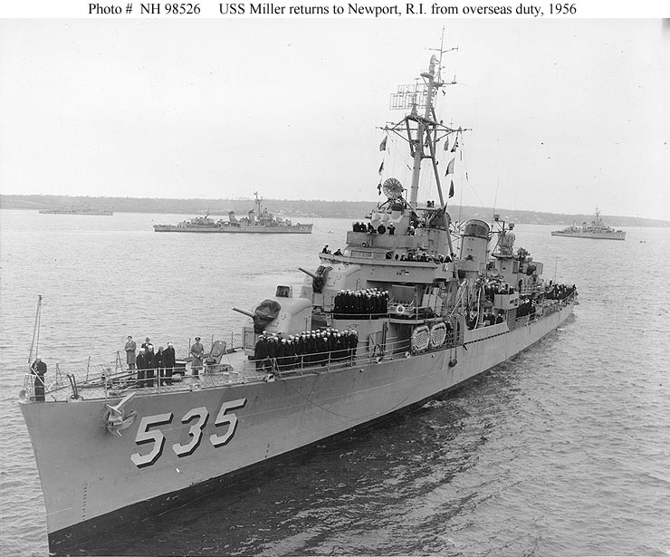 Photo #: NH 98526  USS Miller (DD-535)