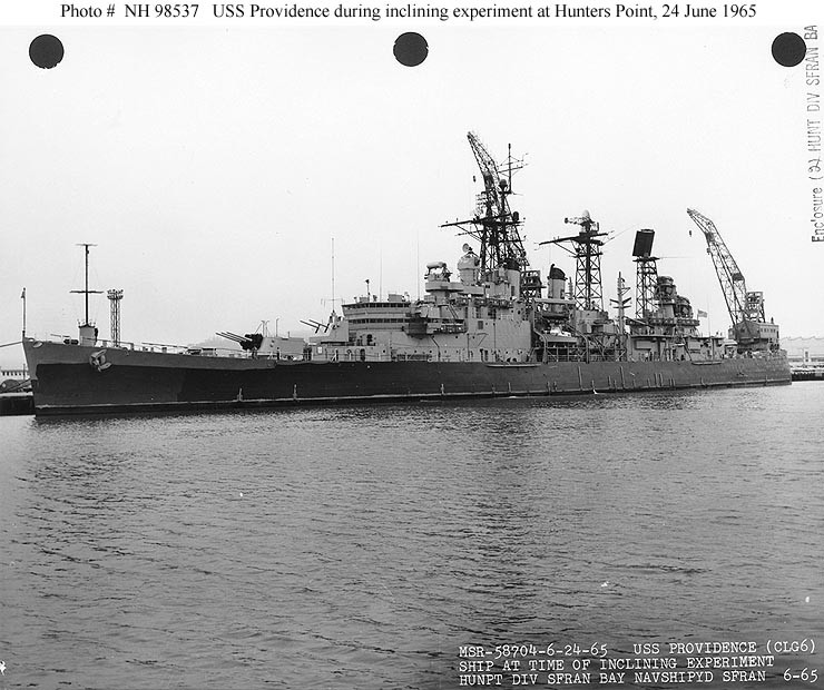 Photo #: NH 98537  USS Providence (CLG-6)