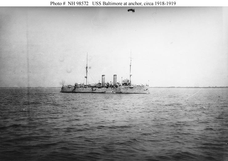 Photo #: NH 98572  USS Baltimore