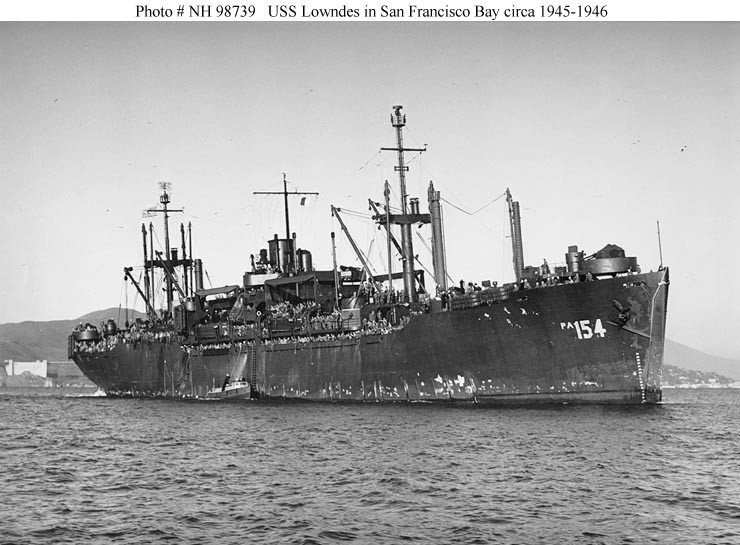 Photo #: NH 98739  USS Lowndes