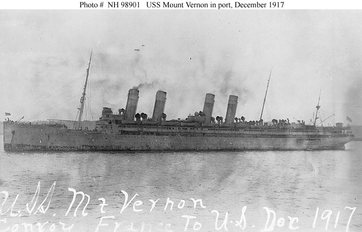 Photo #: NH 98901  USS Mount Vernon