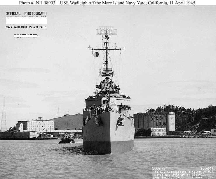 Photo #: NH 98903  USS Wadleigh (DD-689)