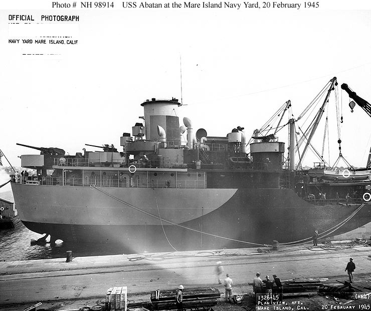 Photo #: NH 98914  USS Abatan (AW-4)