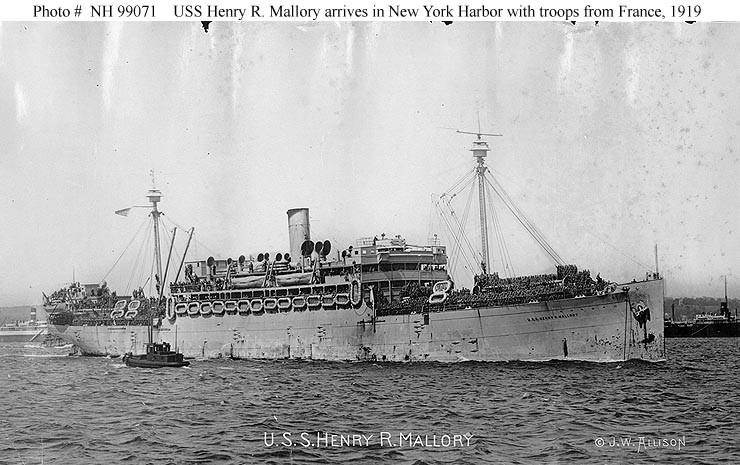 Photo #: NH 99071  USS Henry R. Mallory