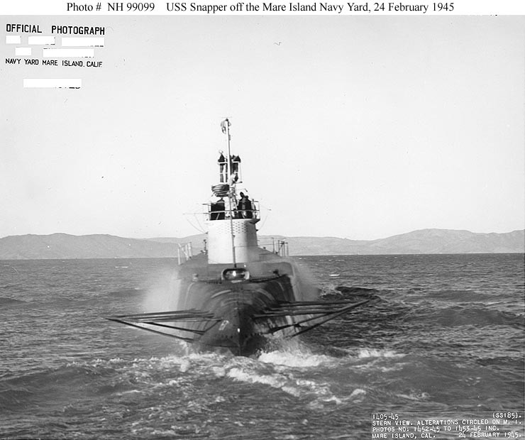 Photo #: NH 99099  USS Snapper