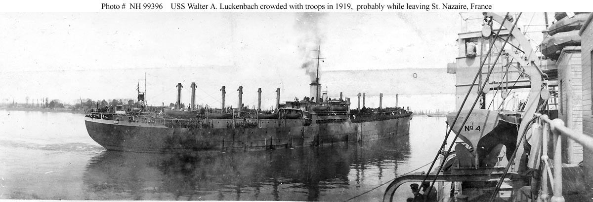 Photo #: NH 99396  USS Walter A. Luckenbach
