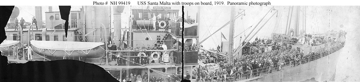 Photo #: NH 99419  USS Santa Malta