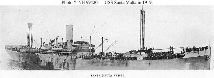 Photo #: NH 99420  USS Santa Malta