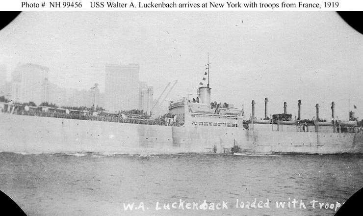 Photo #: NH 99456  USS Walter A. Luckenbach
