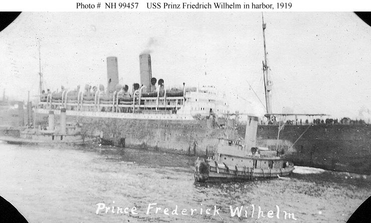 Photo #: NH 99457  USS Prinz Friedrich Wilhelm