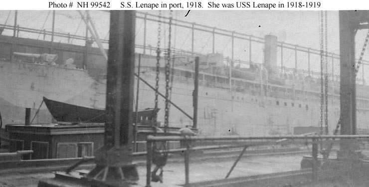 Photo #: NH 99542  S.S. Lenape