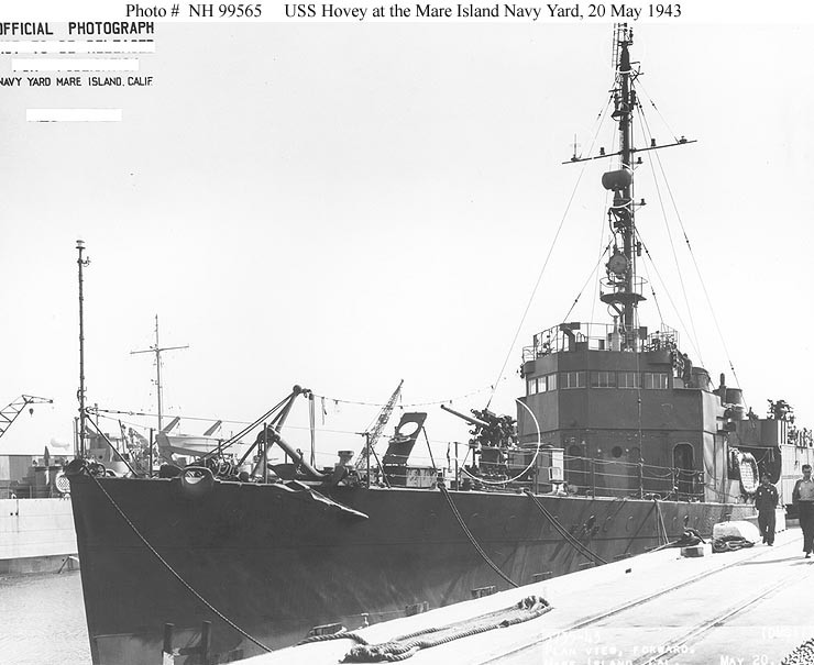Photo #: NH 99565  USS Hovey