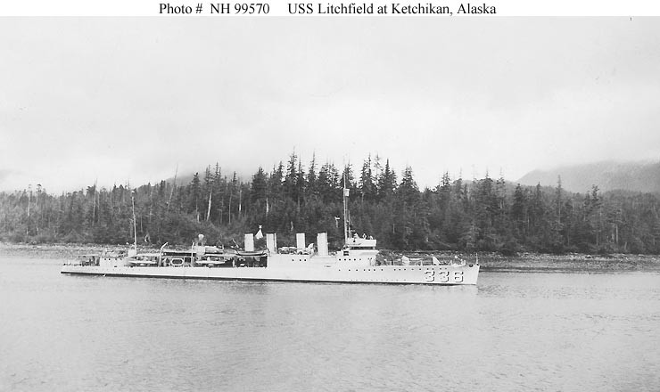 Photo #: NH 99570  USS Litchfield