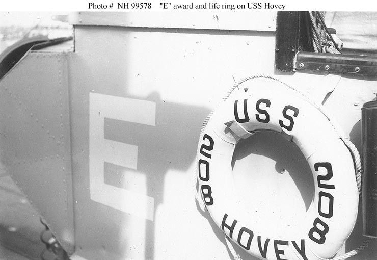 Photo #: NH 99578  USS Hovey