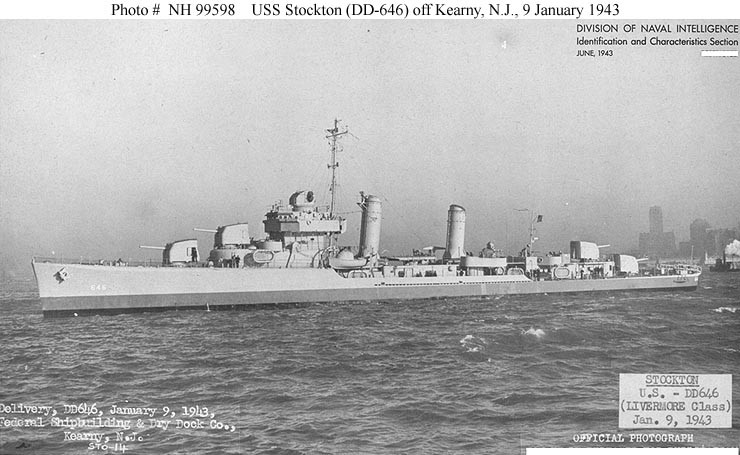 Photo #: NH 99598  USS Stockton