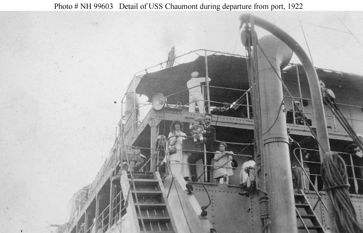 Photo #: NH 99603  USS Chaumont