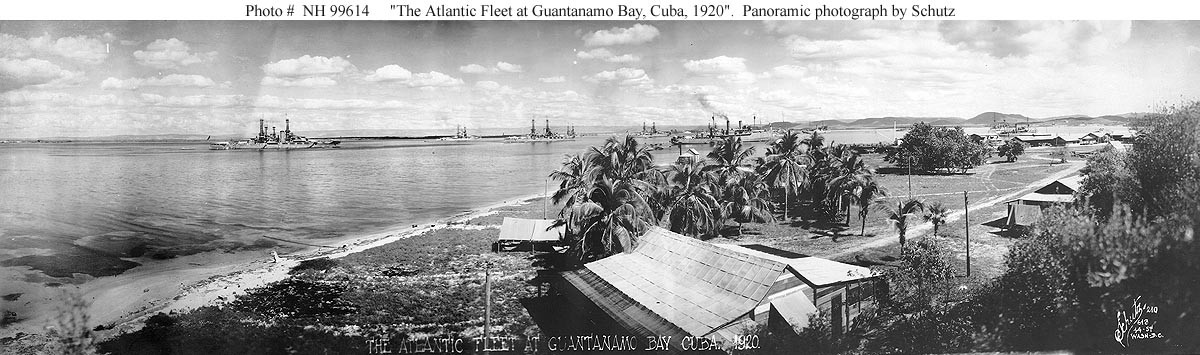 Photo #: NH 99614  "The Atlantic Fleet at Guantanamo Bay Cuba, 1920"