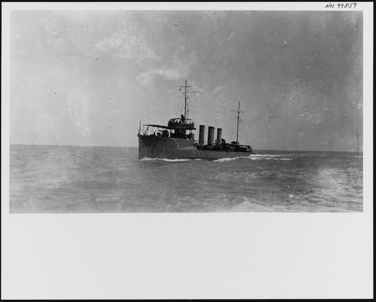 Photo #: NH 99859  Destroyer underway, circa 1914