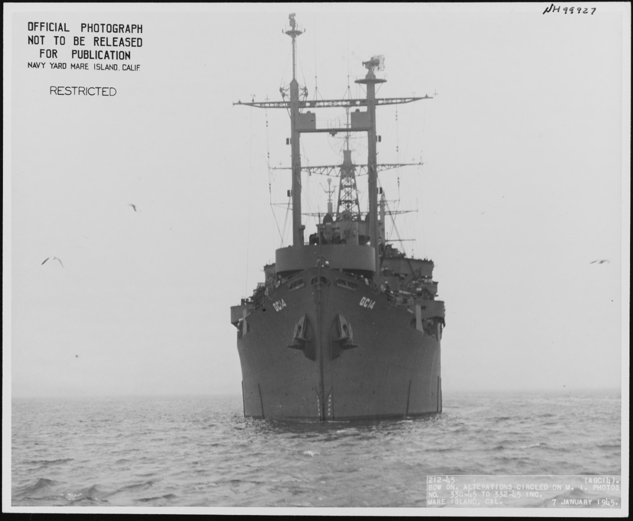 Photo #: NH 99927  USS Teton