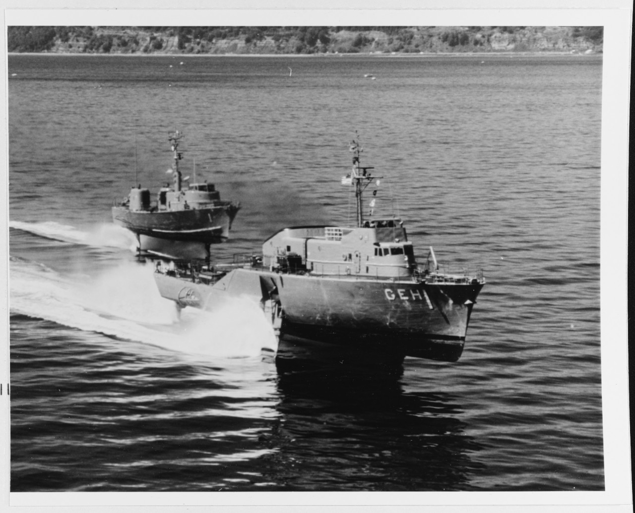 USS PLAINVIEW (AGEH-1) and USS HIGH POINT (PCH-1)