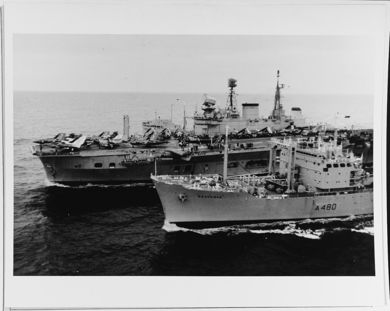 HMS EAGLE and HMS RESOURCE