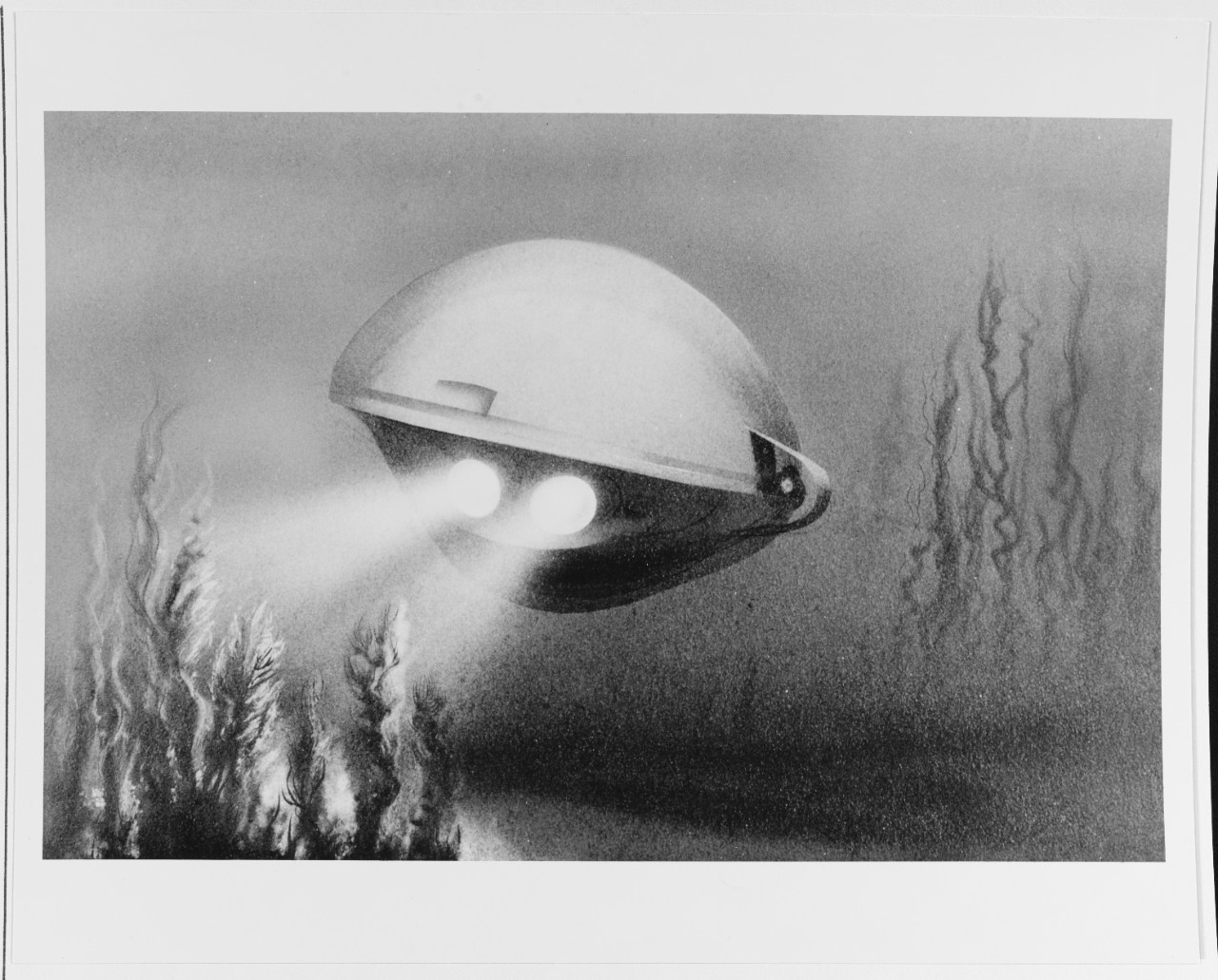 Artist's conception of a small submarine of the future
