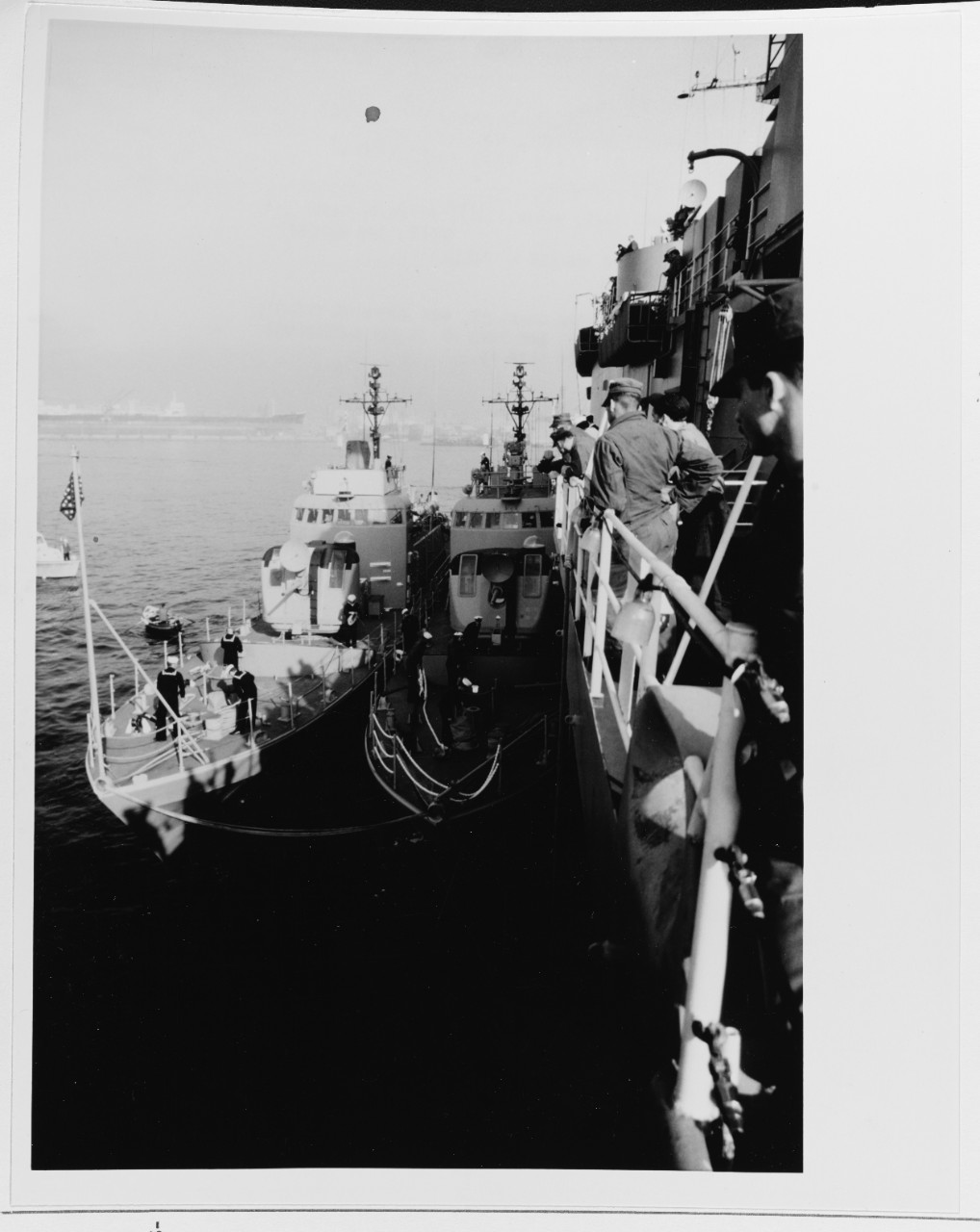 USS SURPRISE (PG-97) and USS DEFIANCE (PG-95)